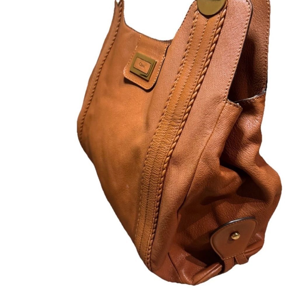 Chloé Whiskey Brown Leather Irene Tote Shoulder Bag - Picture 5 of 14